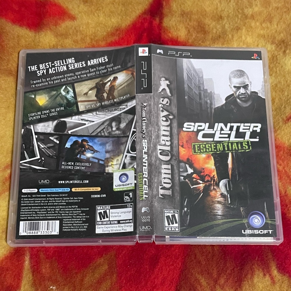 Tom Clancy's Splinter Cell: Essentials for the Sony PlayStation Portable (PSP)